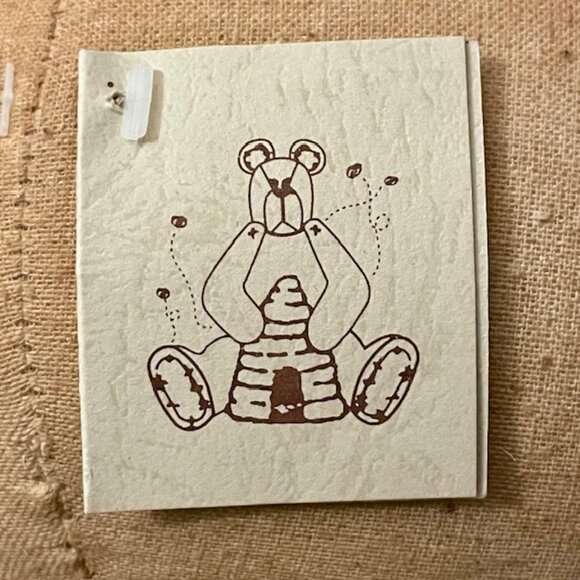 NOS Vtg 2003 Honey and Me Lisa Liffick Primitive Snowman Head Christmas Decor - Picture 7 of 8